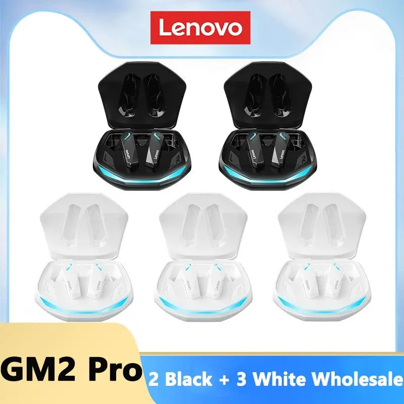 Lenovo GM2 Pro Wireless Gaming Earbuds – Bluetooth 5.3, Low Latency