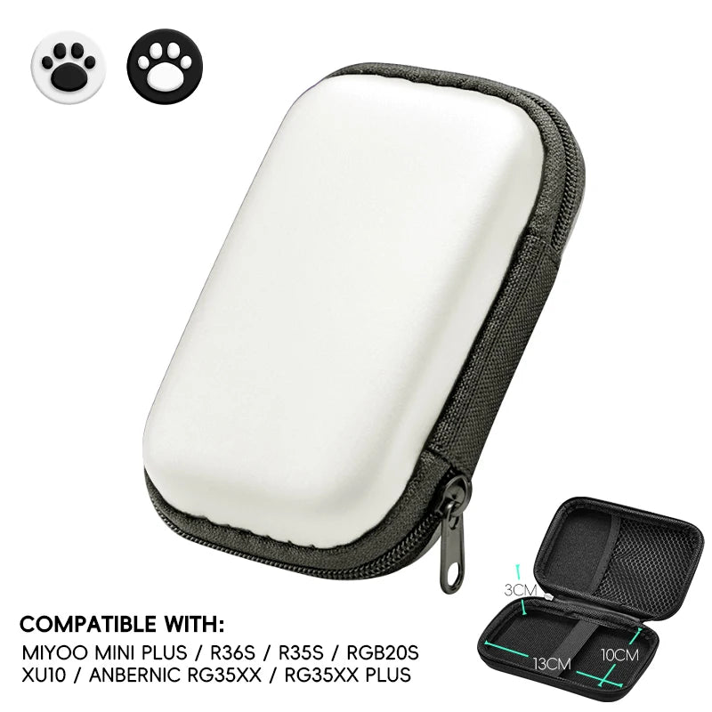 Data Frog R36S Retro Gaming Case – EVA Protective Bag for RG35XX, R35S & Miyoo Mini Plus