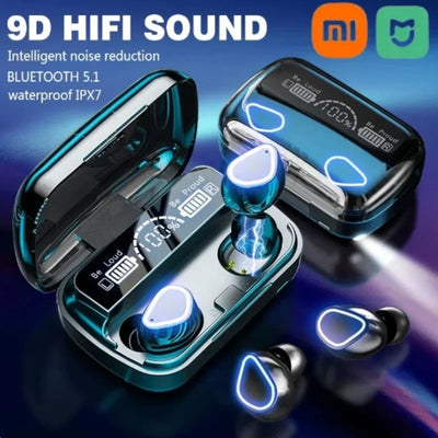 Original M10 Wireless Bluetooth Earbuds – Sports Stereo Noise-Canceling Headphones with Mic