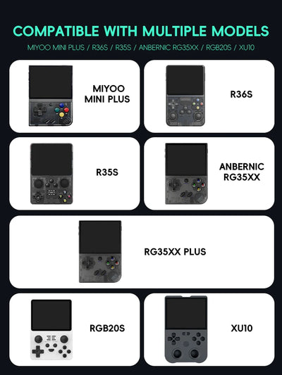 Data Frog R36S Retro Gaming Case – EVA Protective Bag for RG35XX, R35S & Miyoo Mini Plus