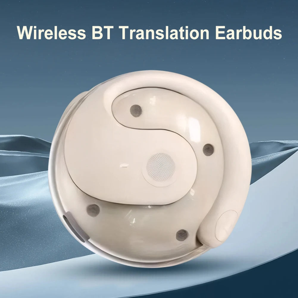 144 Languages AI Translator Earbuds – Real-Time Instant Voice Translation Headset