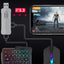 5-in-1 Mobile Gaming Set – RGB Wired Keyboard, Mouse & Converter for PUBG