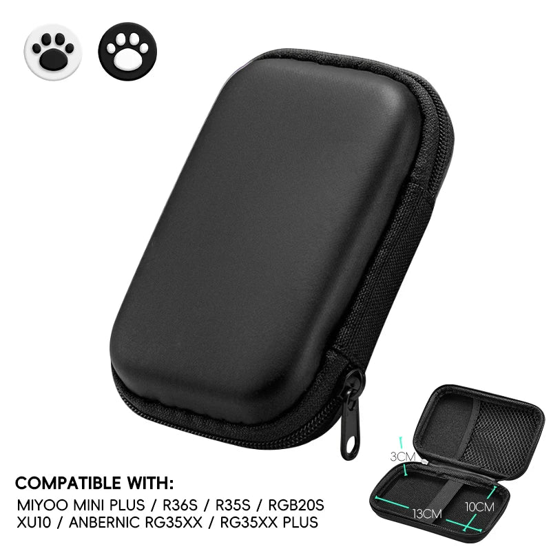 Data Frog R36S Retro Gaming Case – EVA Protective Bag for RG35XX, R35S & Miyoo Mini Plus
