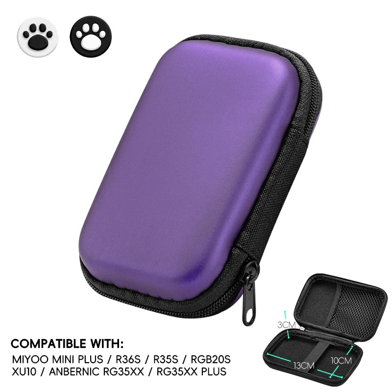 Data Frog R36S Retro Gaming Case – EVA Protective Bag for RG35XX, R35S & Miyoo Mini Plus