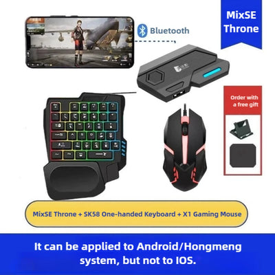 Mix SE Wireless Game Controller & Keyboard Mouse Adapter for PUBG – iOS & Android