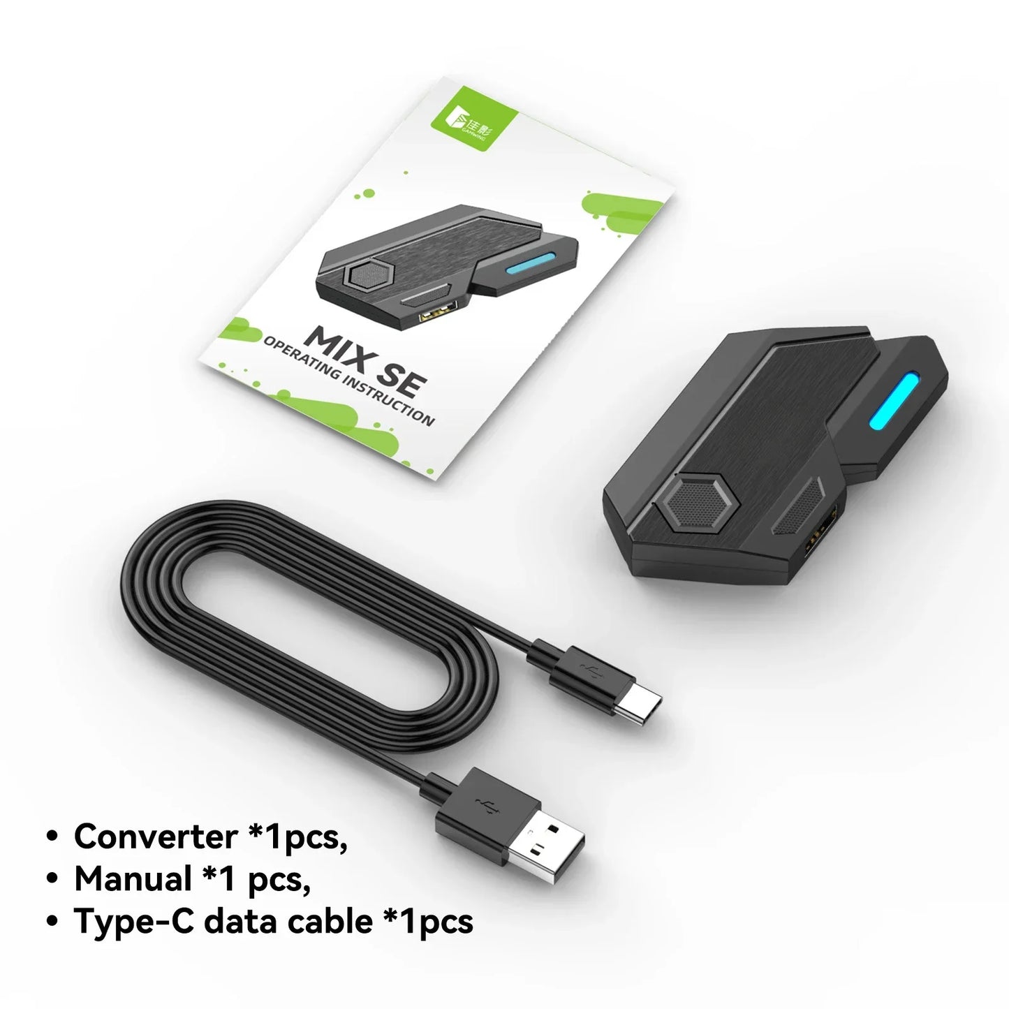 Mix SE Wireless Game Controller & Keyboard Mouse Adapter for PUBG – iOS & Android