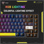 Gaming 82-Key Mechanical Keyboard – Compact RGB Backlit Wired USB Keyboard for PC, Laptop & Windows Gamers