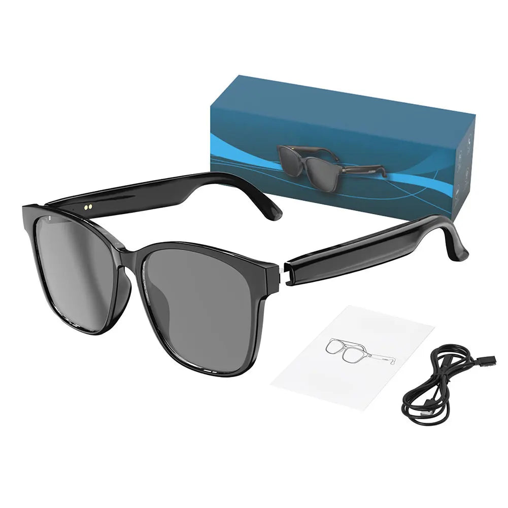 AI Translation Smart Glasses – 75 Languages, Bluetooth 5.4, Automatic Voice Translator Sunglasses