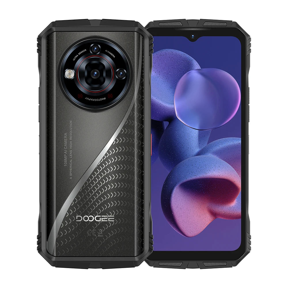 DOOGEE S118 Pro Rugged Smartphone – 5G, 6.6" FHD+ 120Hz Display, Dimensity 7050, 8GB RAM + 512GB ROM, 10800mAh Battery, NFC