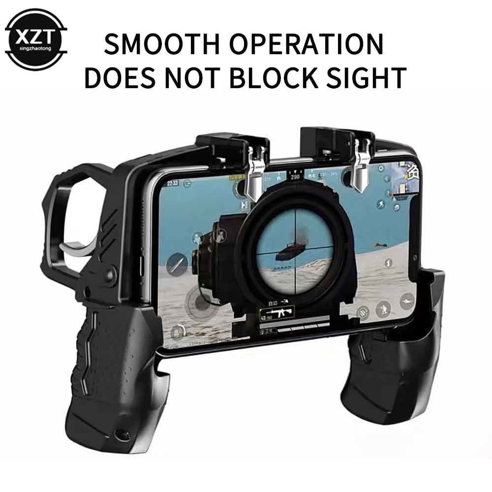 K21 PUBG Mobile Game Controller – Button Triggers & Joystick Pad for iPhone & Android