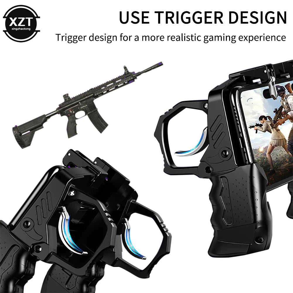 K21 PUBG Mobile Game Controller – Button Triggers & Joystick Pad for iPhone & Android