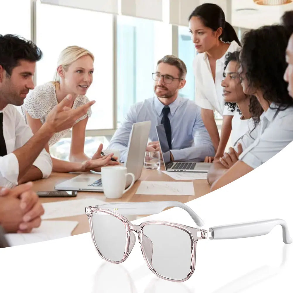 AI Translation Smart Glasses – 75 Languages, Bluetooth 5.4, Automatic Voice Translator Sunglasses