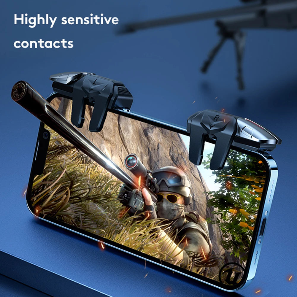 G21 Mobile Game Controller – 6-Finger Trigger Joystick with L1R1 Buttons for PUBG & Mobile FPS