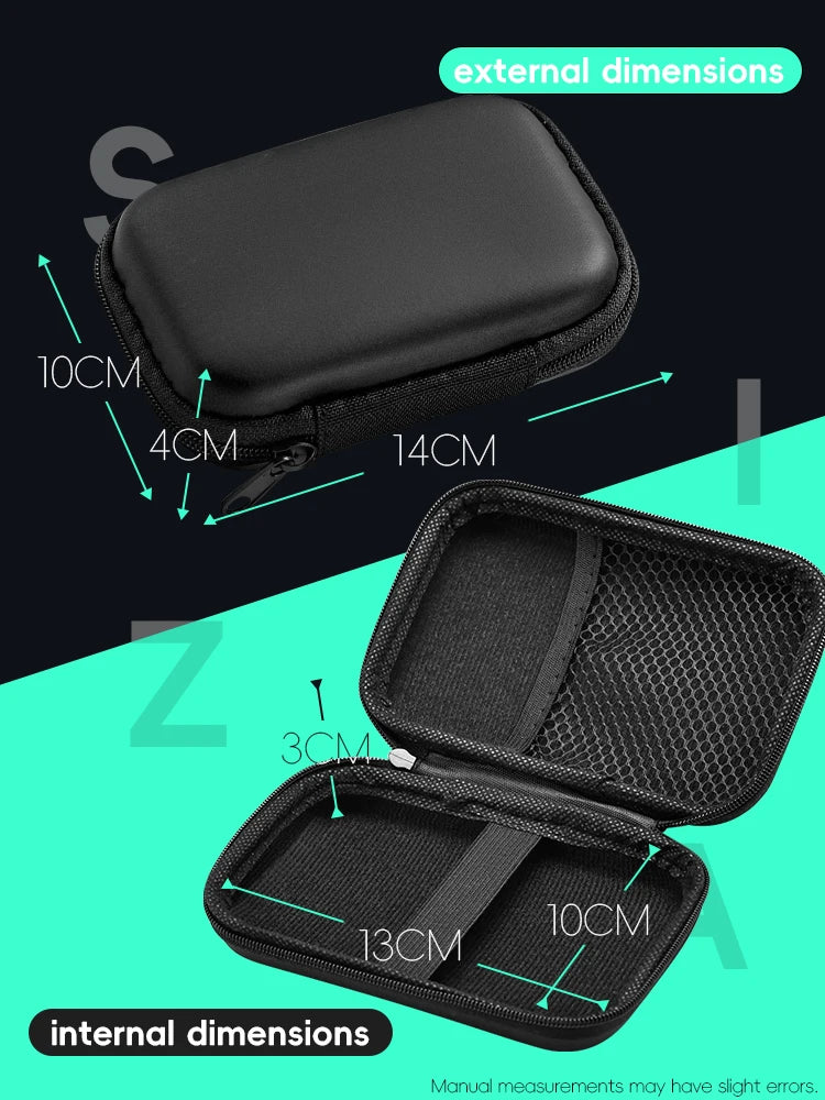 Data Frog R36S Retro Gaming Case – EVA Protective Bag for RG35XX, R35S & Miyoo Mini Plus