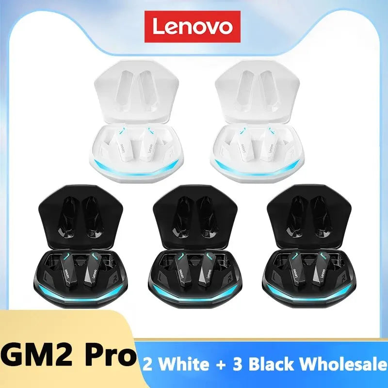 Lenovo GM2 Pro Wireless Gaming Earbuds – Bluetooth 5.3, Low Latency