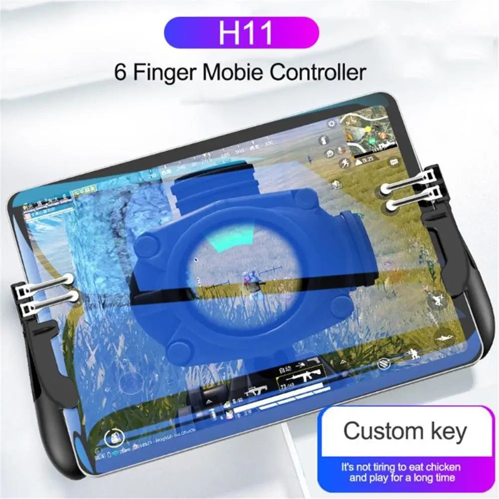 Metal Button Mobile Game Controller – Portable Joystick Triggers for PUBG on Android & iOS